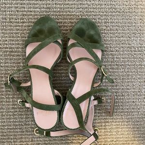 J. Crew strappy heels size 6